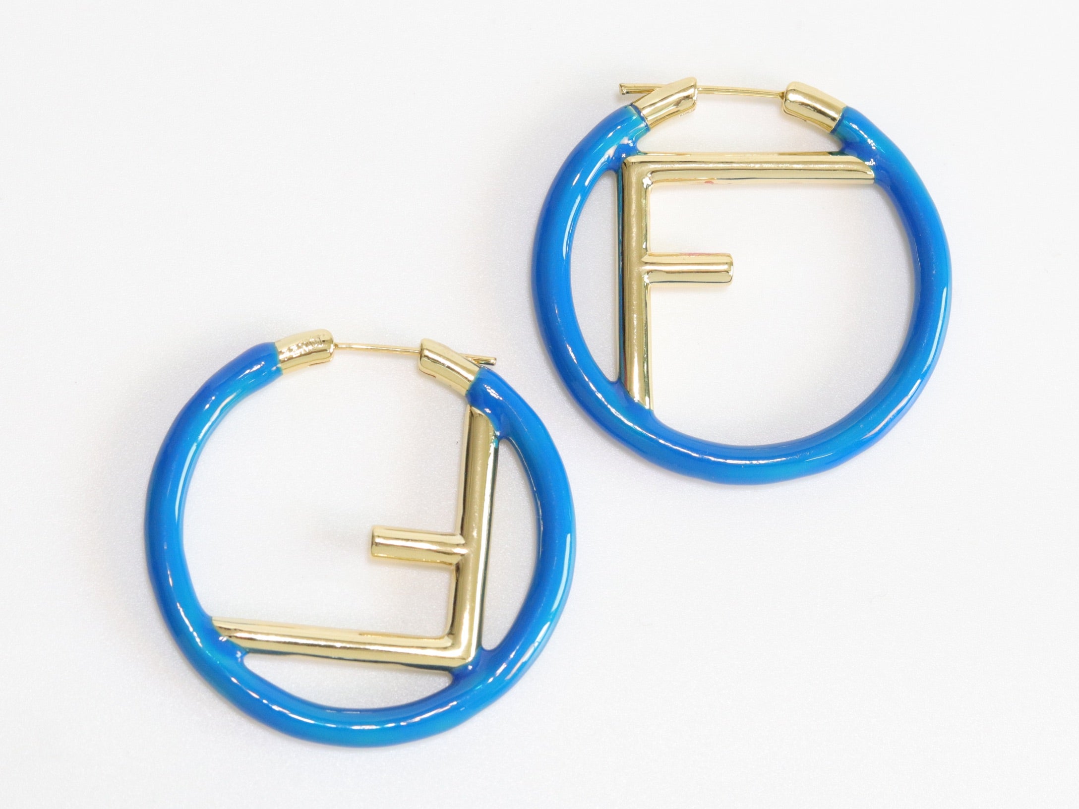 Blue Alphabet F Hoops