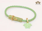 Medusa pastel green sleek bracelet