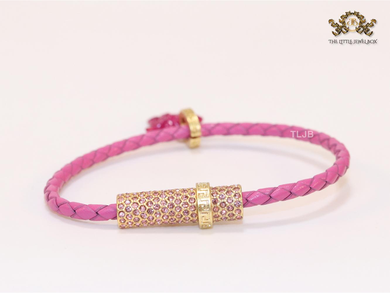 Medusa pink sleek bracelet