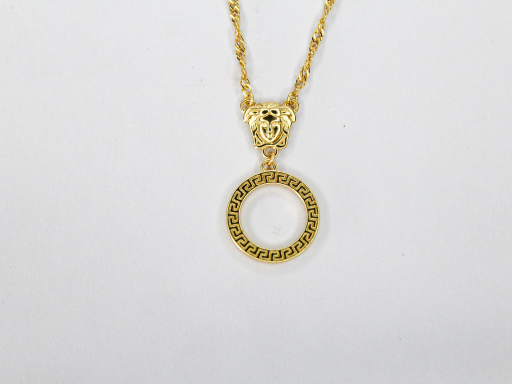 Alphabet V Pendant Chain