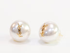 Alphabet YSL white studs
