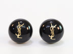 Alphabet YSL black studs