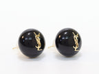 Alphabet YSL black studs