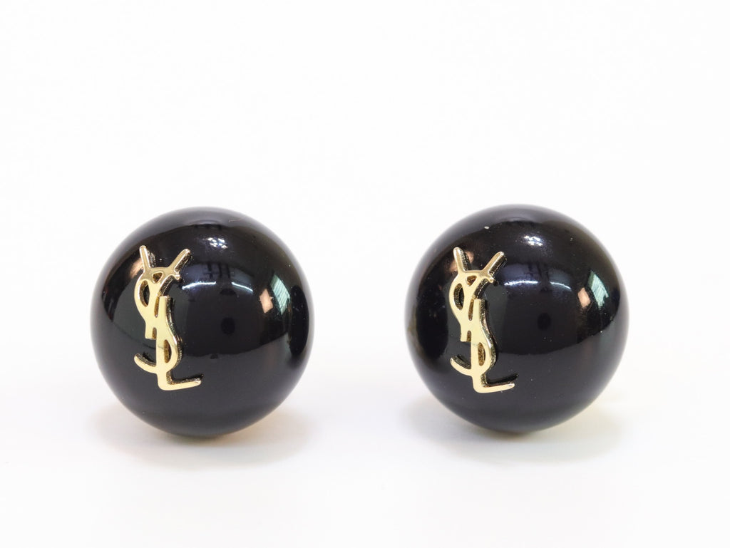 Alphabet YSL black studs