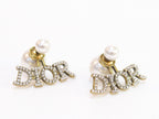Alphabet CD pearl dangles with CZ