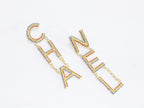 Double C long multicolored dangles