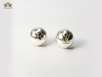 Alphabet L & V Celestial studs