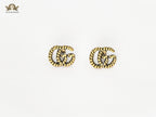 Antique double G studs Medium