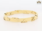 Alphabet L- gold bracelet