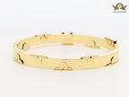 Alphabet L- gold bracelet