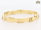 Alphabet L- gold bracelet