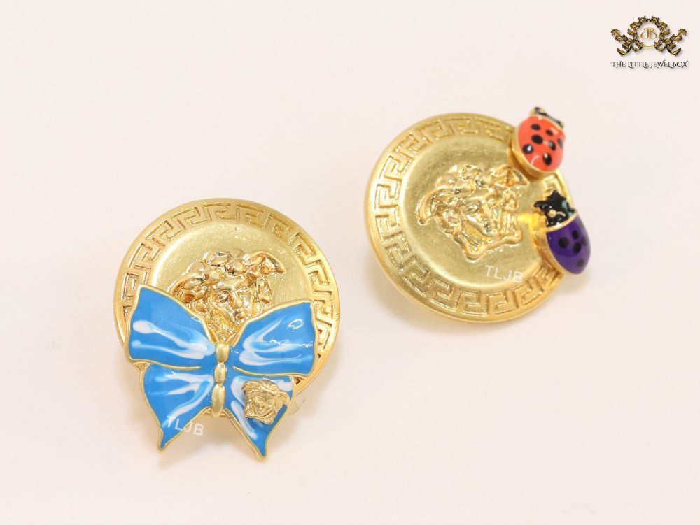 Medusa garden gold studs