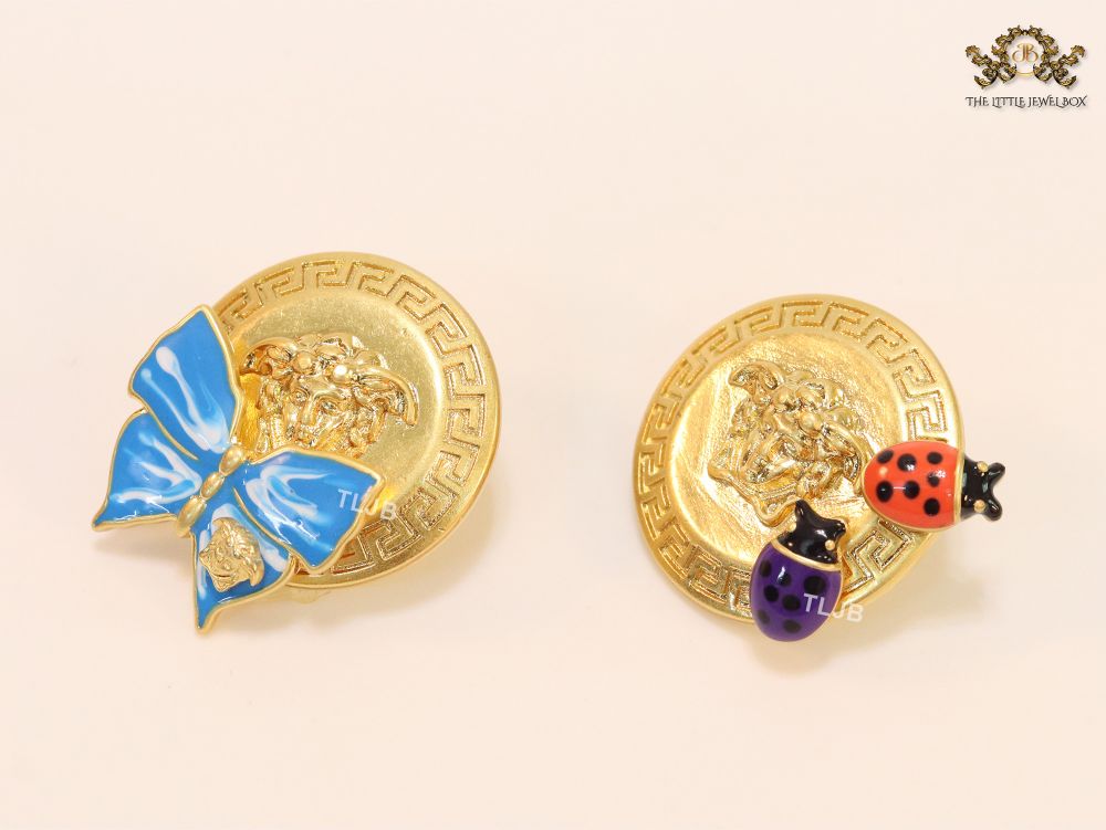Medusa garden gold studs
