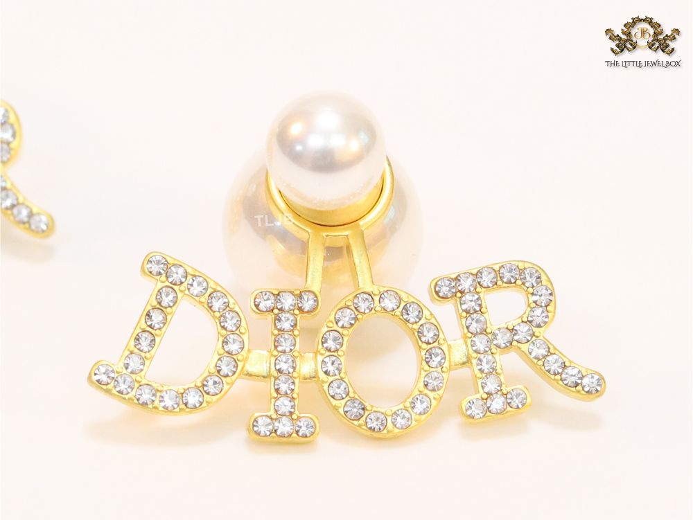 Pearl ad Cz alphabet studs