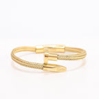 Alphabet C golden Wrist Wrap bracelet
