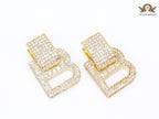 Alphabet B Cz earrings