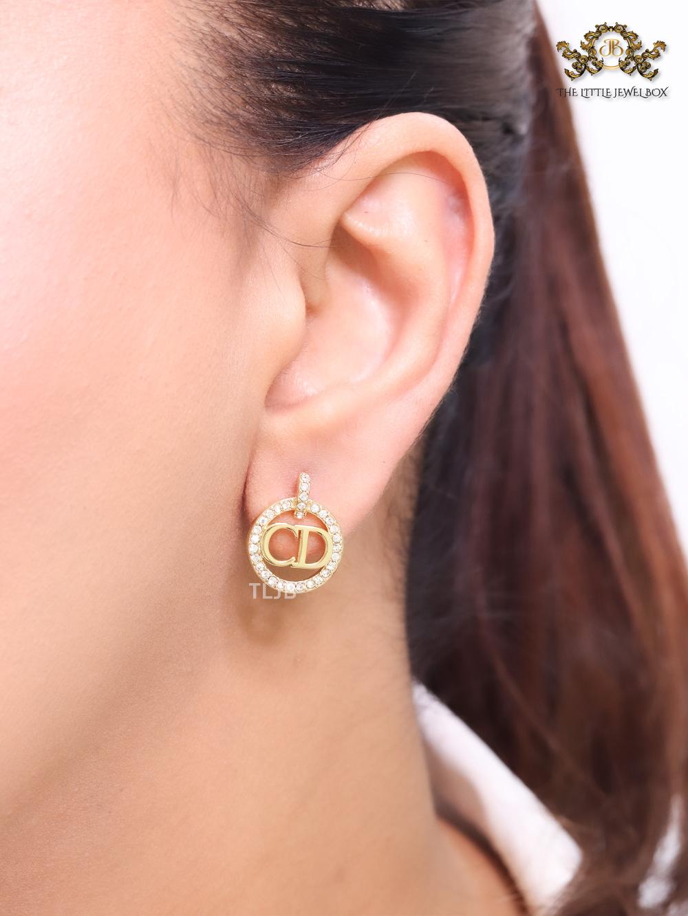 Alphabet CD cz studs