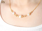 Alphabet T & Co Pearl Chain in Gold