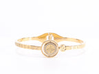 Alphabet LV Sleek bracelet in gold finish