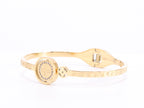Alphabet LV Sleek bracelet in gold finish