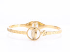 Alphabet LV Sleek bracelet in gold finish