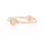 Alphabet LV Sleek bracelet in rose gold finish