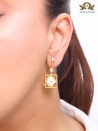 White clover and cz dangles