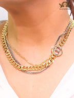 Alphabet C 3 layered link chain