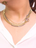 Alphabet C 3 layered link chain