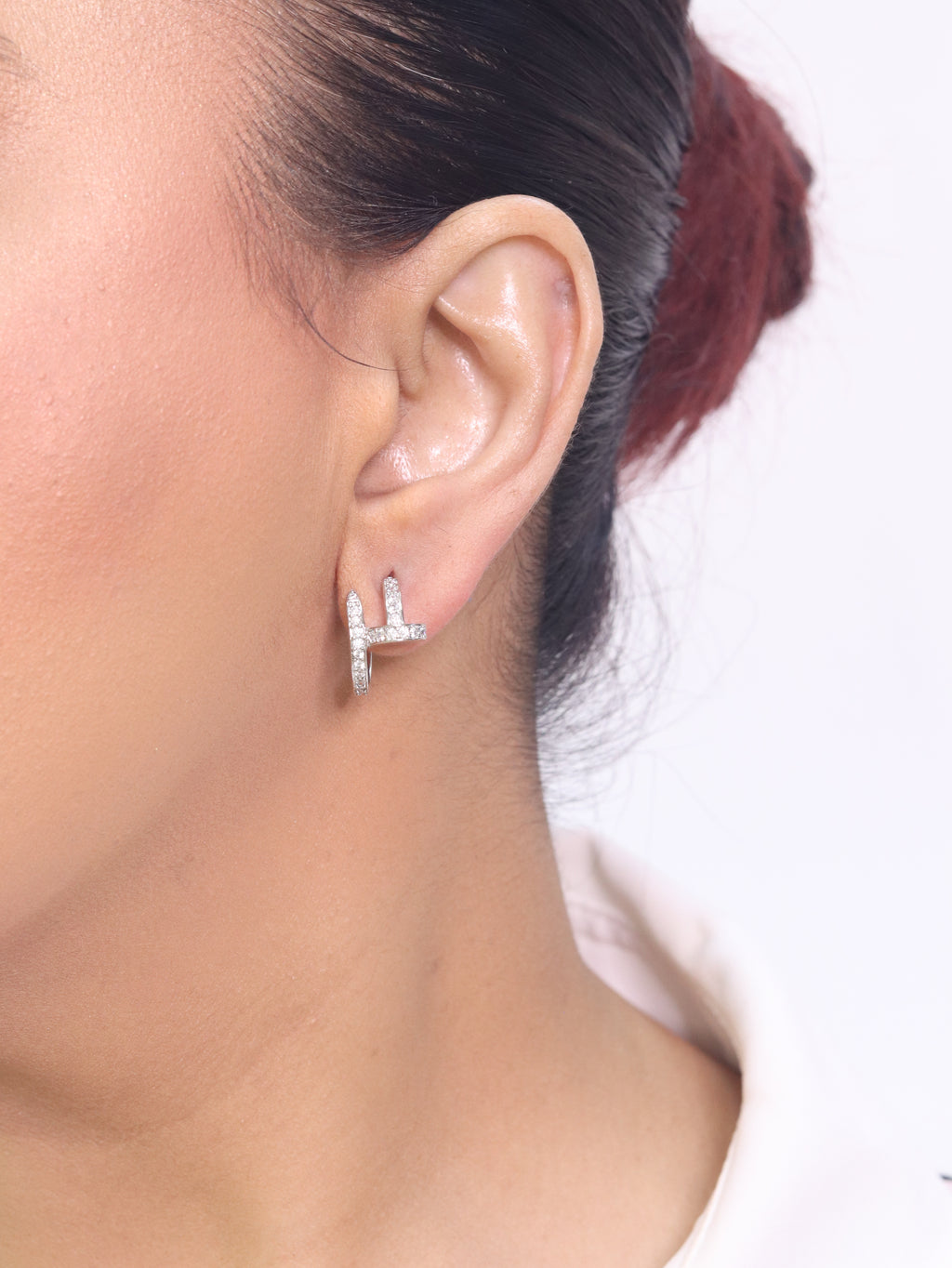 Platinum screw hoops
