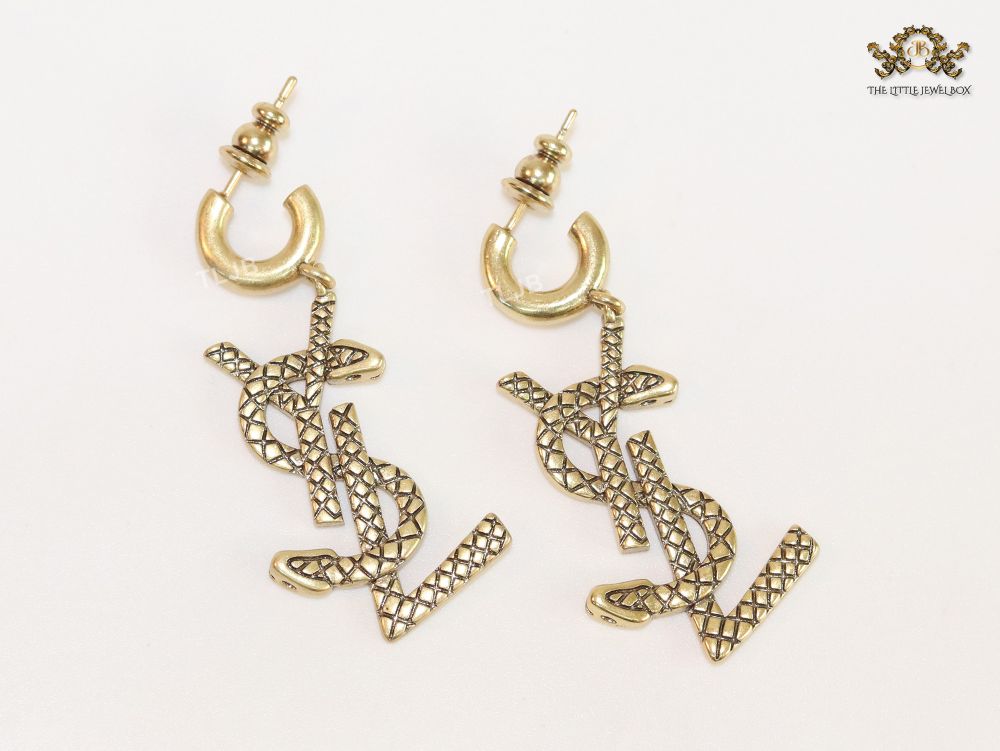 Alphabet Y antique dangles