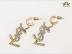 Alphabet Y antique dangles