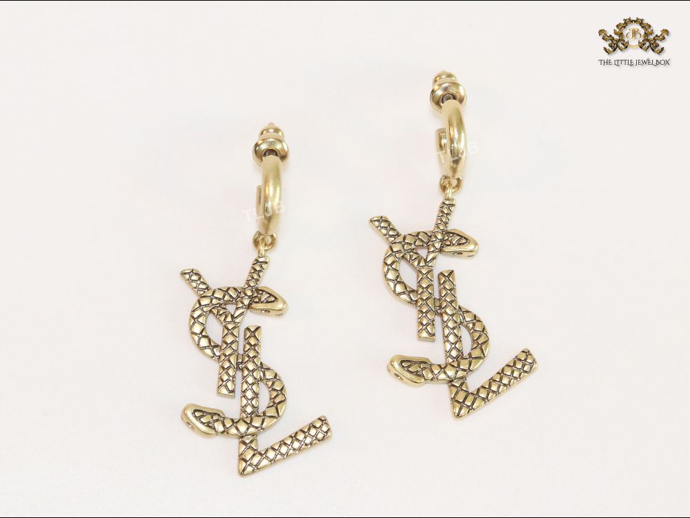 Alphabet Y antique dangles