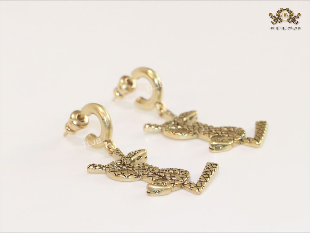Alphabet Y antique dangles
