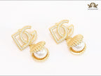 Alphabet D & G Pearl studs