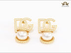 Alphabet D & G Pearl studs