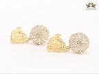 Medusa and cz ball dangles