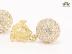 Medusa and cz ball dangles