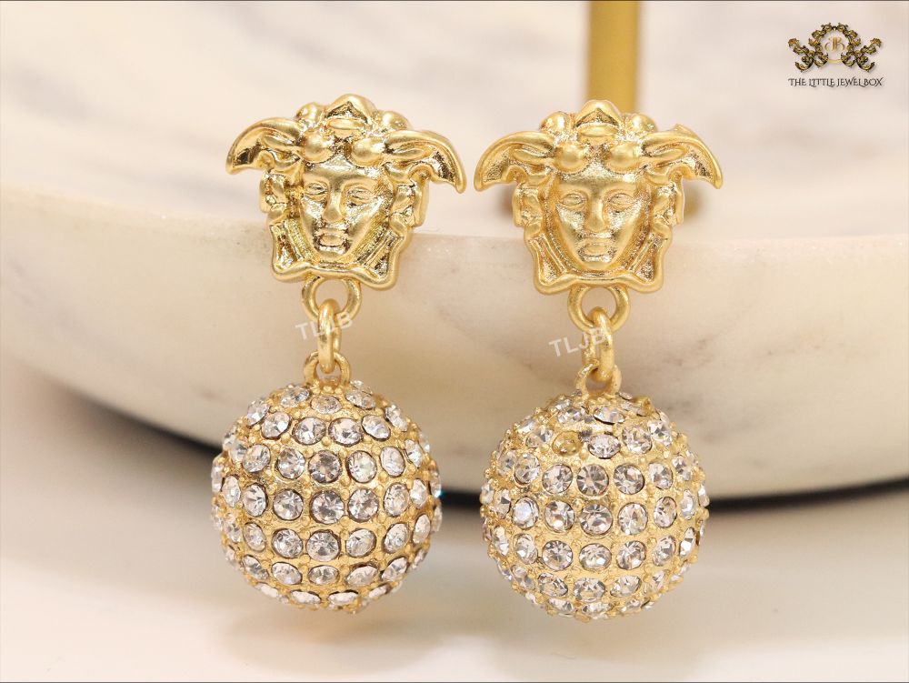 Medusa and cz ball dangles