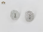 Alphabet Y S & L Platinum cz Studs