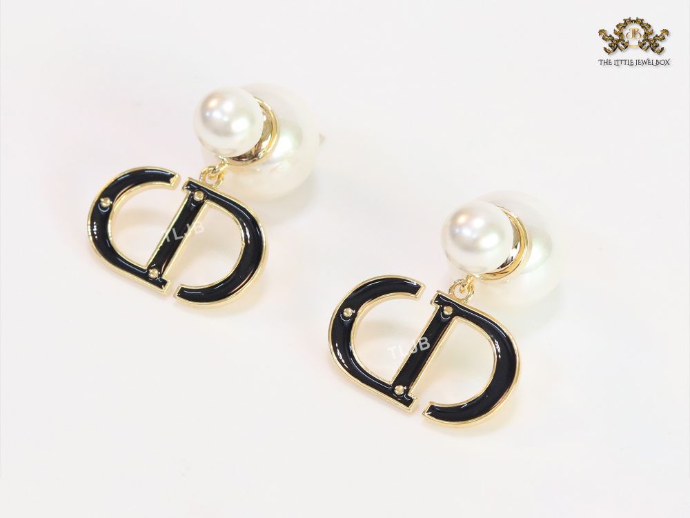 Pearl and black enamel CD bombers