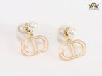 Pearl and baby pink enamel CD bombers