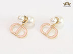Pearl and baby pink enamel CD bombers