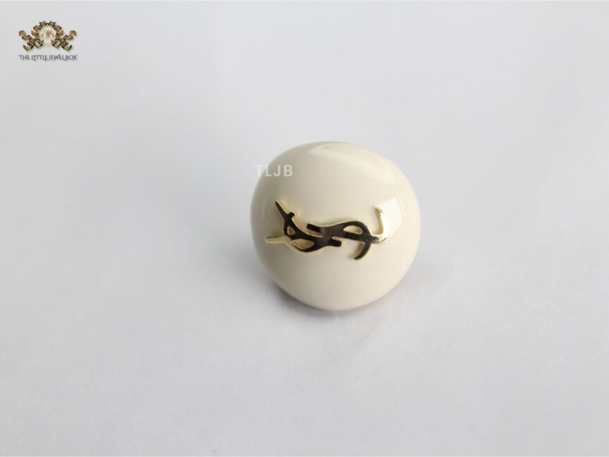 Alphabet Y&S&L White Studs