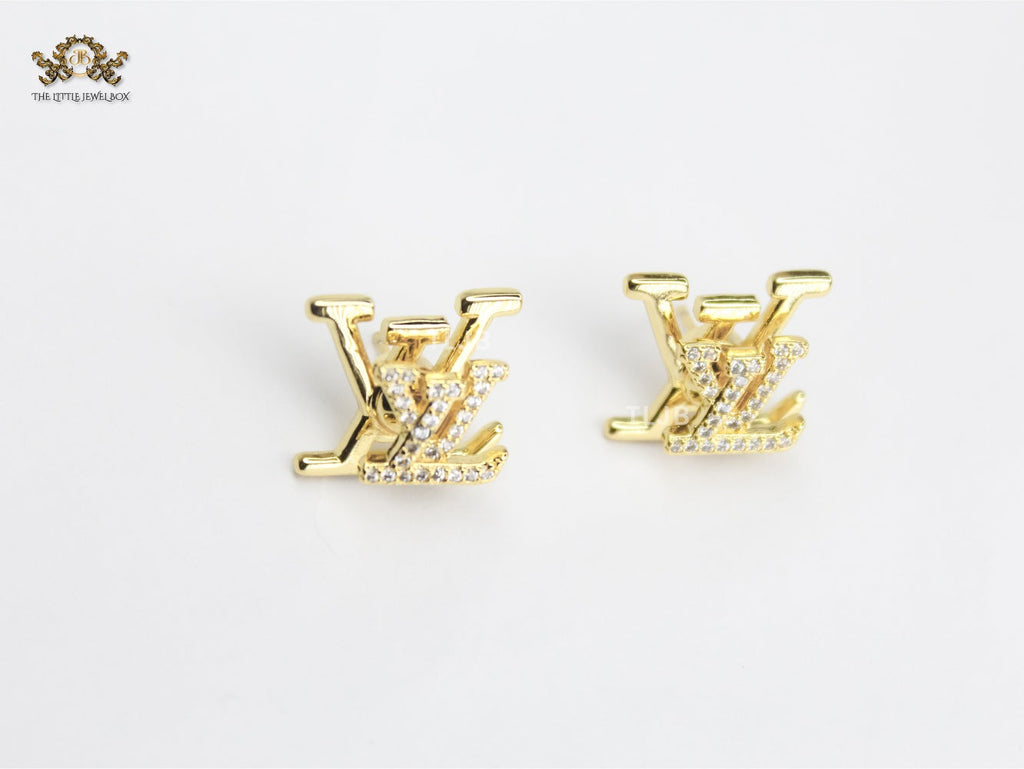 Alphabet L&V Cz Studs