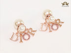 Rose gold and pearl alphabet bombers with Cz