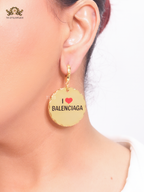 Alphabet BLCG earrings