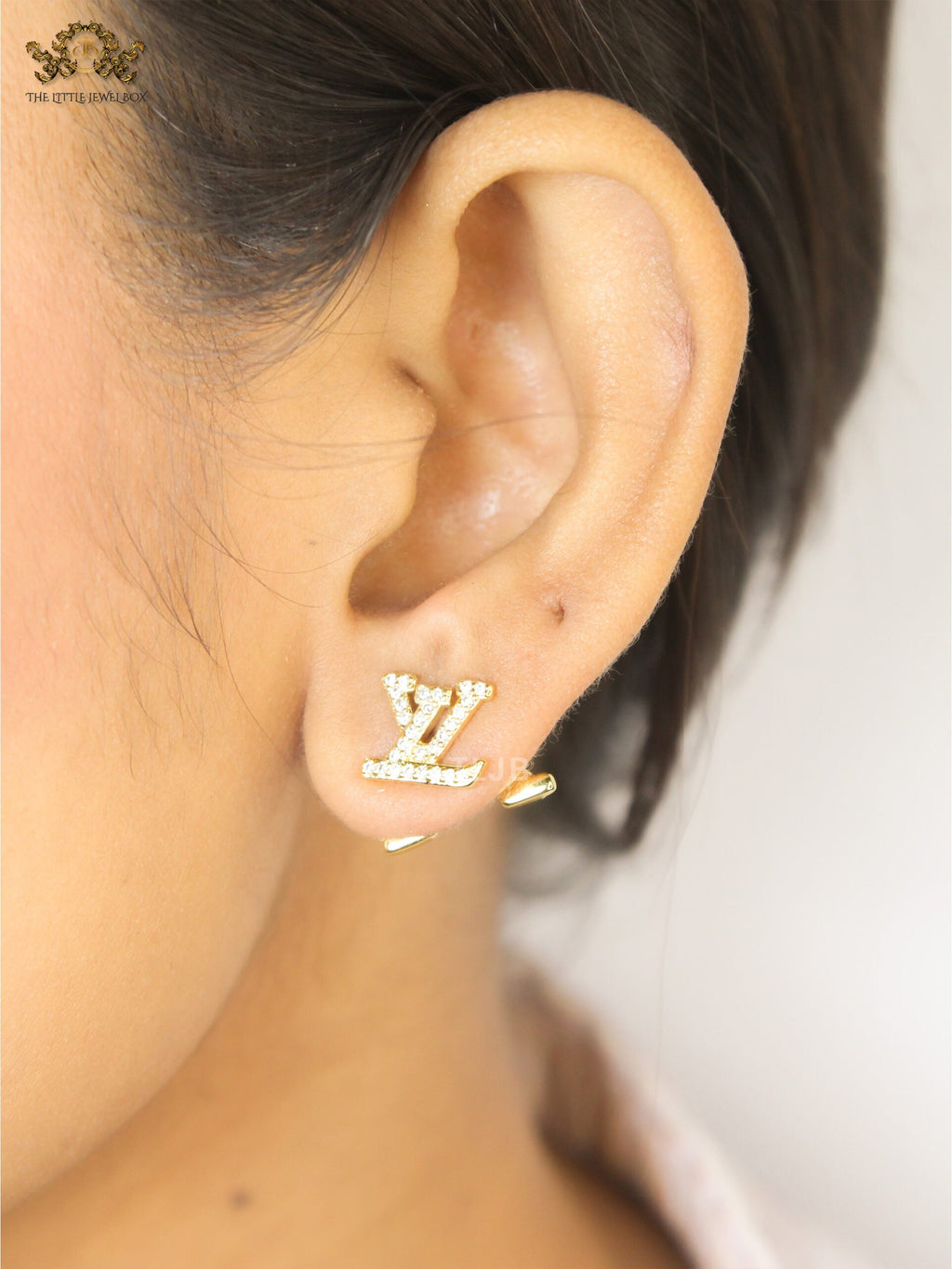 Alphabet L&V Cz Studs