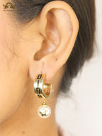 Alphabet C&D Pearl Arc Hoops