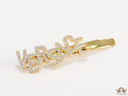 Gold-plated Alphabet Hair Pin